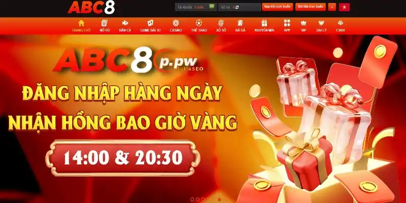 Trang web ABC8 có chất lượng dịch vụ được đánh giá cao